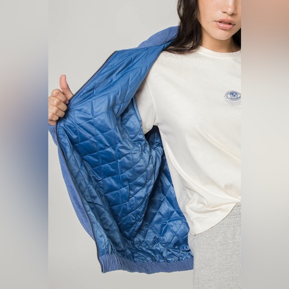 Blue 24 Colours corduroy Jacket - Picture 3 of 5